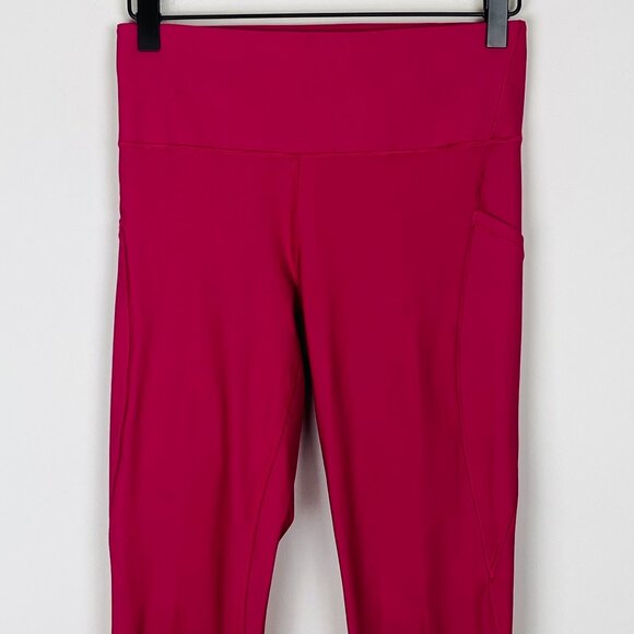 Athleta Interval Stash High Rise 7/8 Pink Leggings Pockets, Size S - Picture 5 of 14